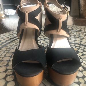Black & Brown Wedges